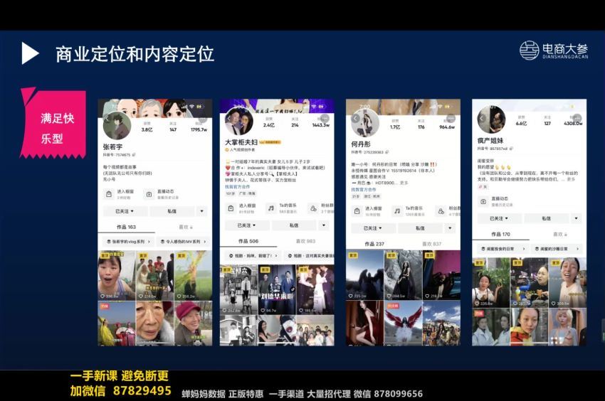 电商大参-短视频实战训练营(5.41G) 百度网盘分享